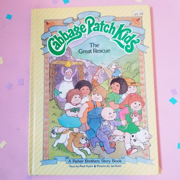 1984 Vintage Cabbage Patch Kids The Great Rescue Childrens Book - Picture 2 of 13